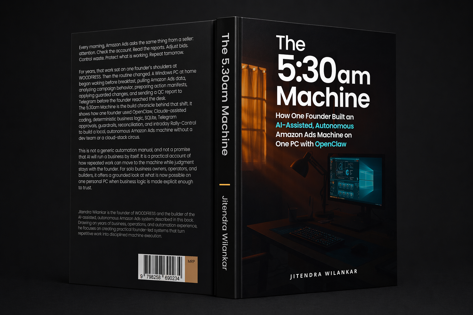 Paperback display mockup